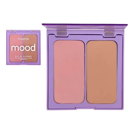 Blushes Feels Mood Duo Rosy Flush/cinger Bread Ruby Rose 14g