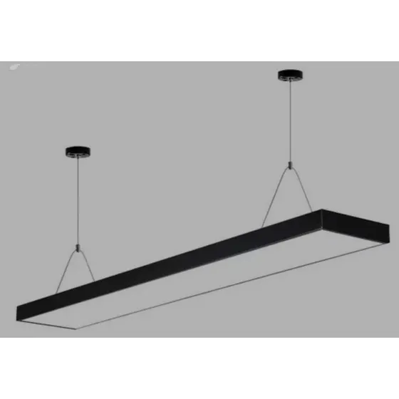 Lámparas Lineales Led Colgantes Modernas Luz Blanca 