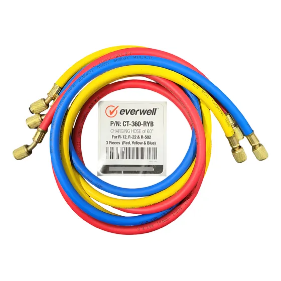 Mangueras Para Manometro De Refrigeracion R410 3pza Everwell
