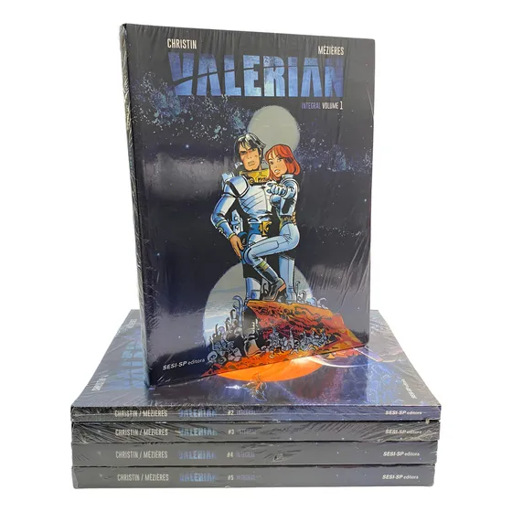 Hq Valerian Cheistin Mézieres Coleção Completa 1 Ao 5