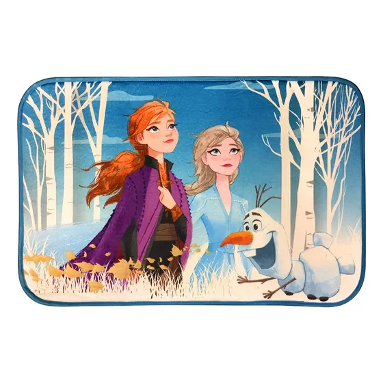 Alfombra Baño Para Niño Anna Elsa Olaf 20  Ancho X 30  Largo