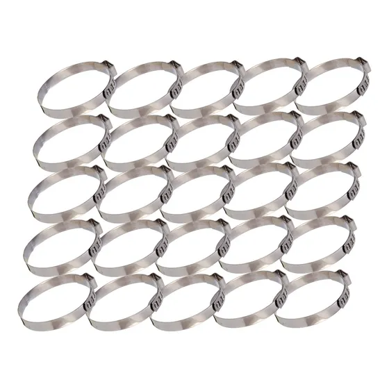 Abrazaderas Trak Tipo Oreja Fija Inox 7mm (41 -  38) X25u