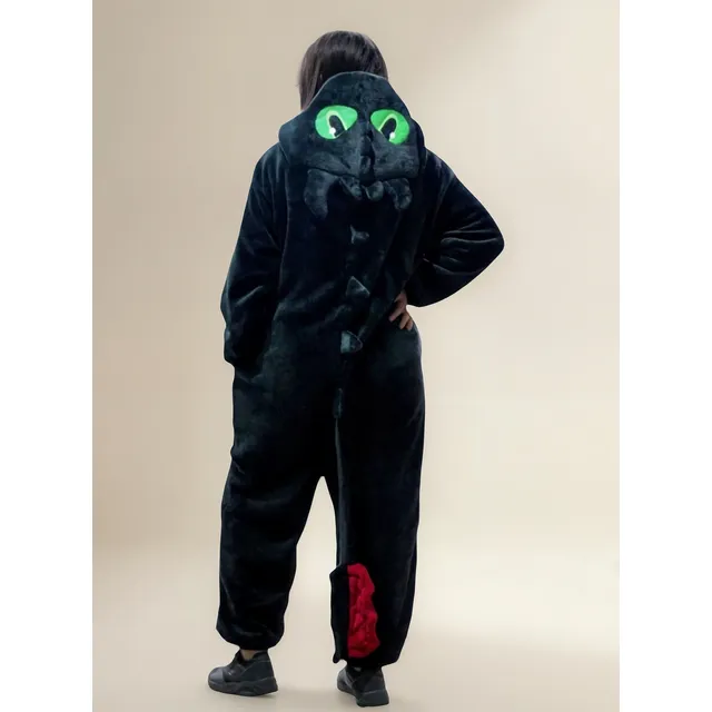Mameluco Pijama Disfraz Dragon Chimuelo Kigurumis Polar