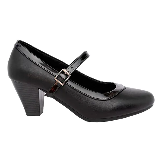 Zapato Cueca Formal Tina Negro Alquimia