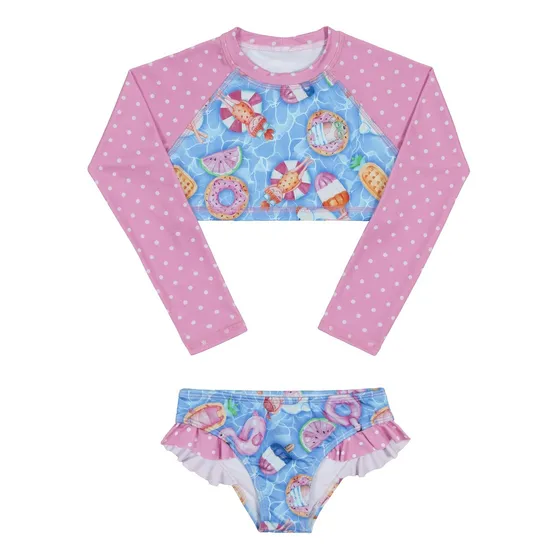 Bikini Malla De Niña Alakazoo Para Piscina Playa Mvd Sport