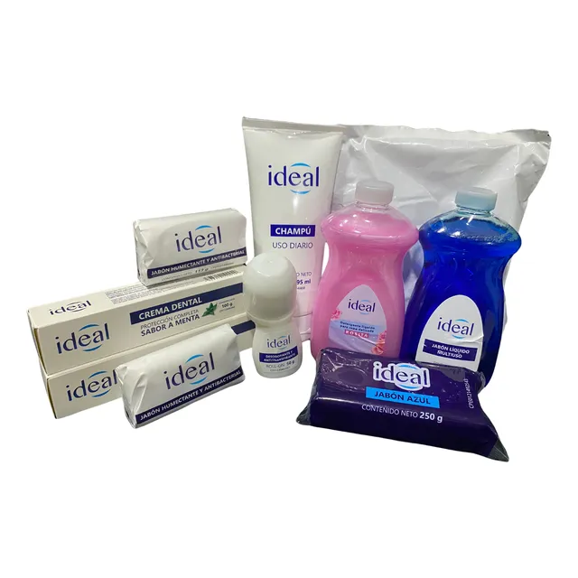Combo Kit Limpieza Hogar Jabon Higiene Personal Ideal