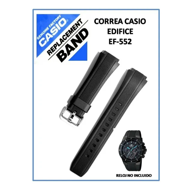Correa Casio Edifice Ef-552 Original Y Nueva Poliurethano 