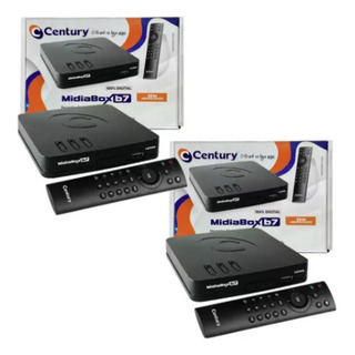 Kit Com 2 Receptor Digital Hdtv Midiabox B7 Century Kit Com 2 Receptor Digital Hdtv Midiabox B7 Century
