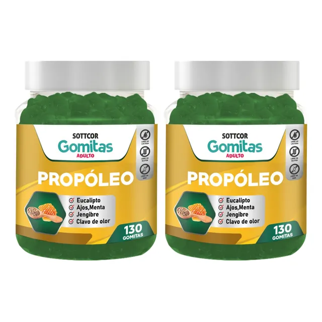 Propóleo Para Adultos Gomitas Sottcor 100g X2