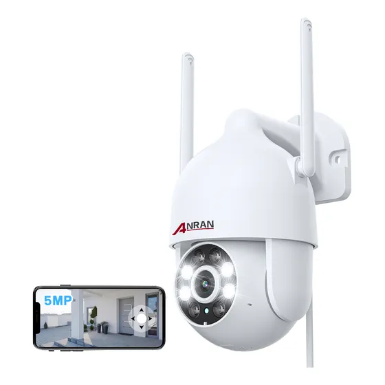 Cámara De Seguridad Wifi Ip Domo Exterior Con Movimiento 5mp