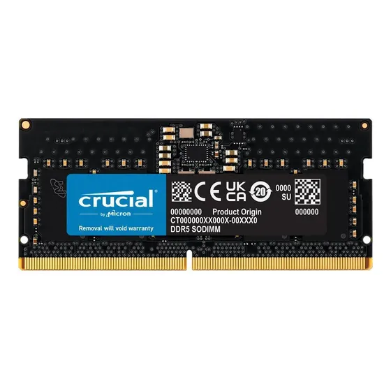 Memória Para Notebook Crucial 8gb Ddr5 4800mhz Ct8g48c40s5