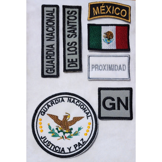 Guardia Nacional Proximidad Kit De Parches Bordados Guardia Nacional Proximidad Kit De Parches Bordados