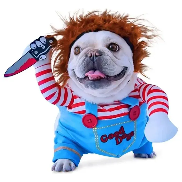 Disfraz Perro Gato Chucky S, M, L Y Xl