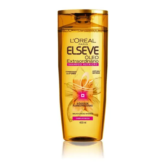 Shampoo Elseve Óleo Extraordinário 400ml