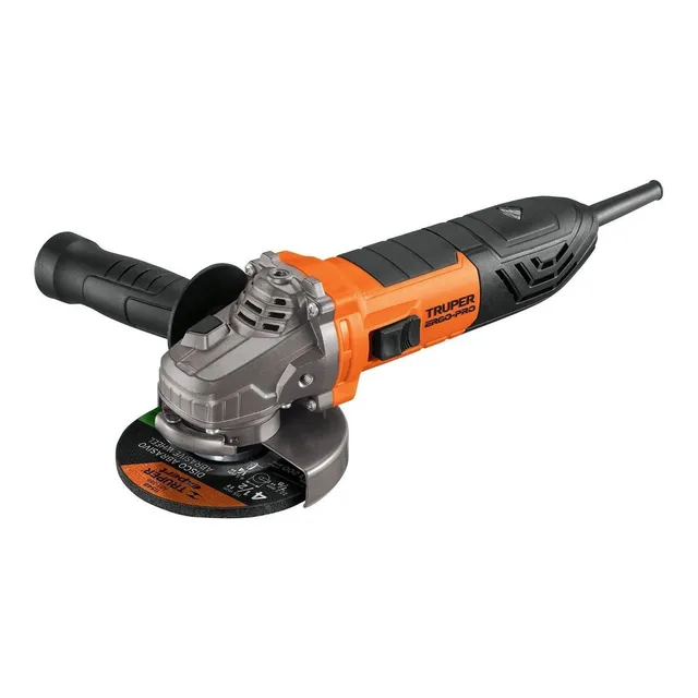 Esmeriladora Angular 4-1/2'', ERGO-PRO, 750w, Truper ERGO-4570 Color Naranja
