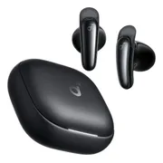 Audífonos Inalámbricos Anker soundcore Liberty Buds, Diseño Semi-Intra, Hi-Res con Audio Espacial, Traducción IA en 100+ Idiomas, 4 Micrófonos con IA, 30h de Autonomía, Bluetooth, Negro