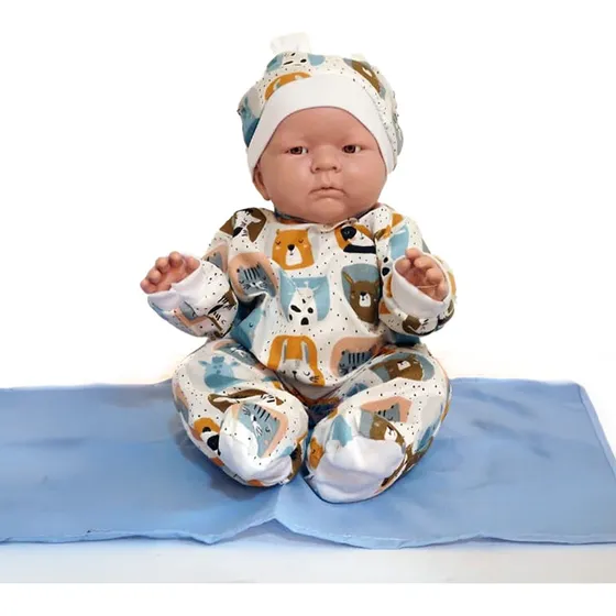 Bebe Reborn Bebote Real Muñeco Con Manta Adar