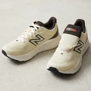 Tênis Nb 1080 Feminino Lindo Confortável Marrom Geométrico 37