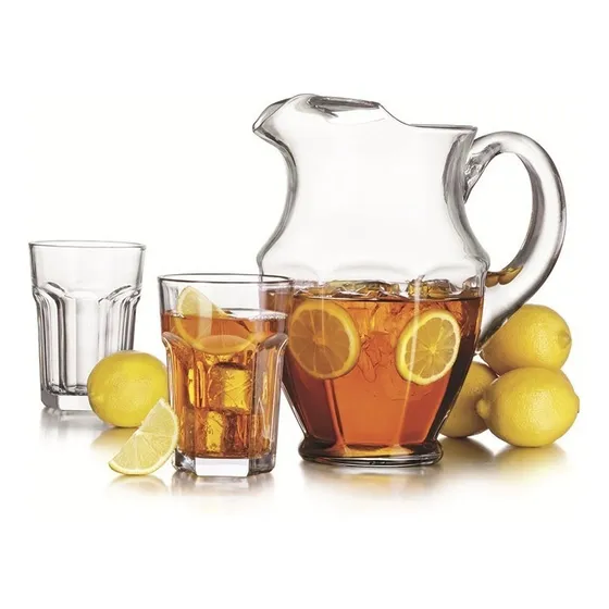 Juego Agua 7 Pz New York Jarra Y 6 Vasos