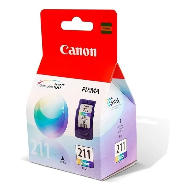 Cartucho Canon Color Cl-211 Ip2702 Mp230 Mx360 2976b017aa