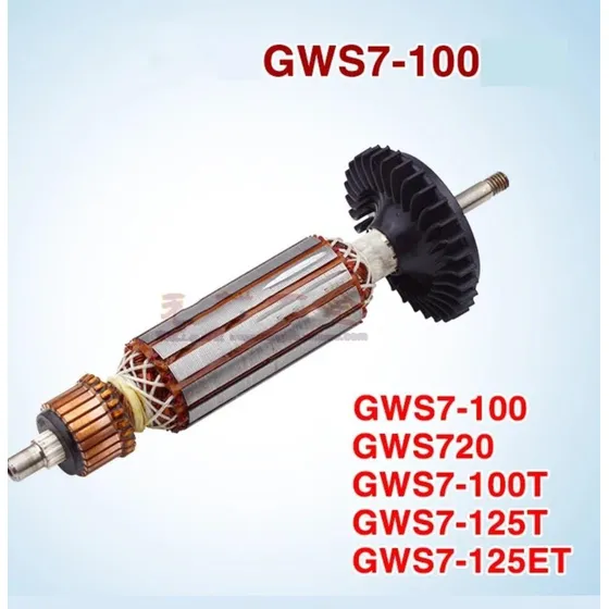Rotor O Inducido Esmeril Bosch Gws 7-100 Gws 7-115 Gws 7-125