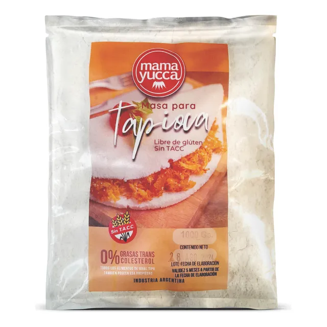 Masa Para Tapioca Harina Mama Yucca Cocina Sin Tacc 1 Kg