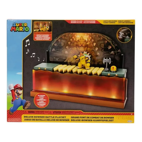 Set De Juego Super Mario Deluxe Bowser Battle