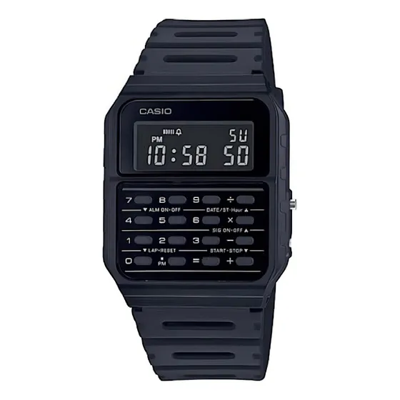 Reloj Casio Ca-53wf-1b Cuarzo Hombre Color de la correa Negro Color del bisel Negro Color del fondo Negro