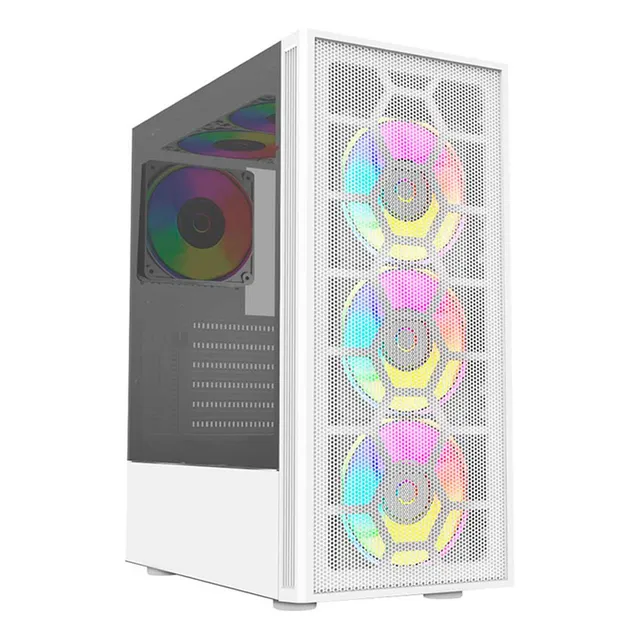 Gabinete Gamer Balam Rush Dragonfly Ii Mesh Gm740 Blanco