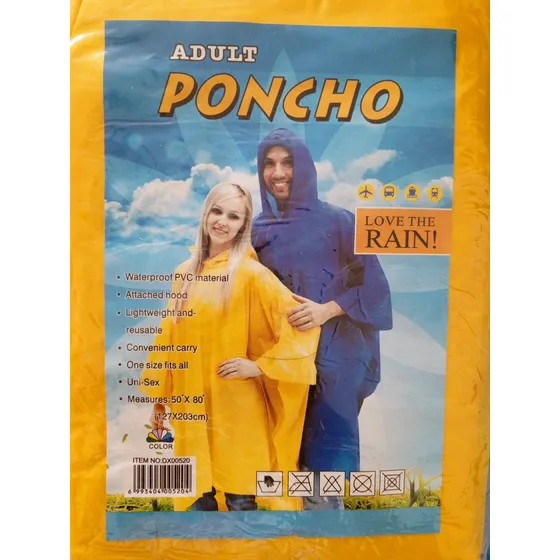 Poncho Impermeable Para Lluvia Ss99