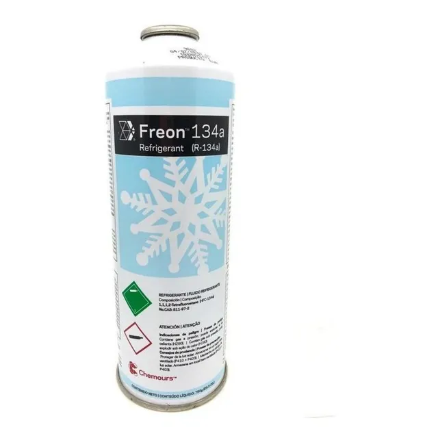 Lata Refrigerante Gas Dupont R134a 750 Gramos Refrigeracion