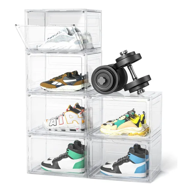 Caja De Acrílico Con Imán Para Zapatillas Shoebox