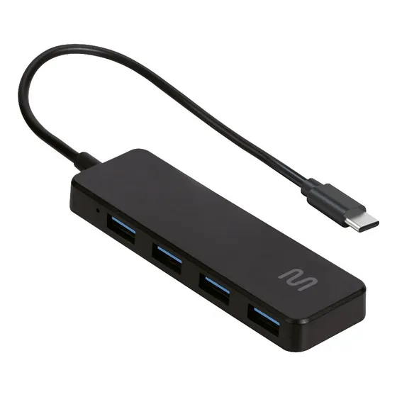 Hub Usb Tipo-c Multi Ac445 4 Portas 5gbps - Preto