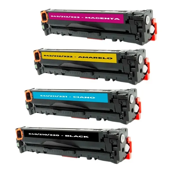 Smart Color Laser Jet Pro 4 unidades magente, preto, ciano e amarelo