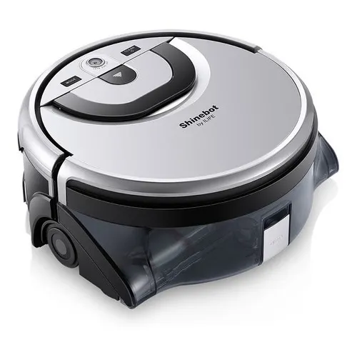 Robot limpiador de pisos Ilife W455 Shinebot, color plateado