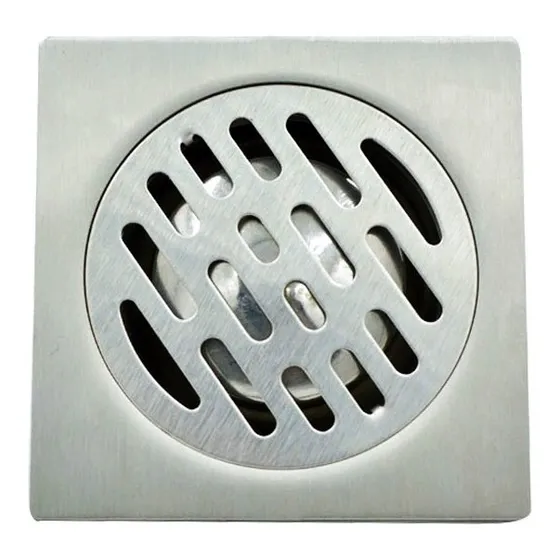 Drenaje De Piso Con Rejilla Bari De Acero Inoxidable