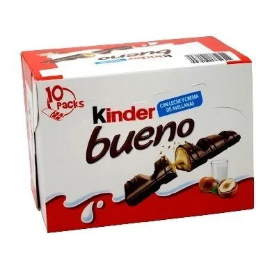 Chocolate Kinder Bueno Display Con 10 Pzas