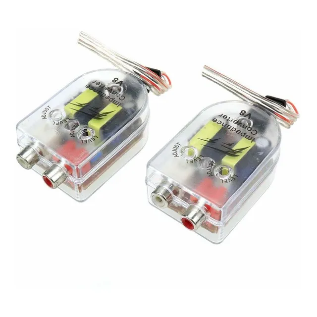 Autut Adaptador Audio Baja Impedancia Vehiculo 2 Altavoz