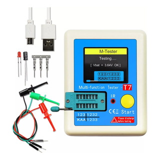 Medidor De Transistor De Capacitância Multifuncional Lcr-t7 Medidor De Transistor De Capacitância Multifuncional Lcr-t7