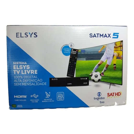 Receptor Digital Full Hd Satmax 5 Banda C / Ku Elsys Etrs 70