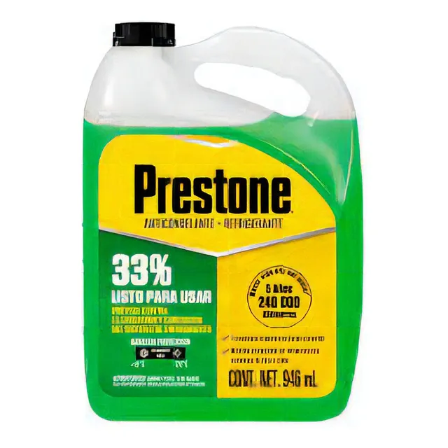 Prestone Anticongelante Y Refrigerante 33% Verde Cuarto Color Verde Claro