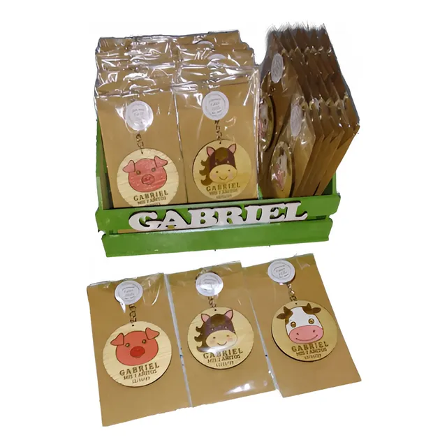 Llaveros En Madera Personalizados
