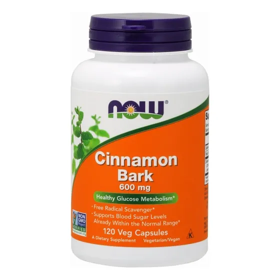 Cápsulas De Corteza De Canela Supplement Now Foods, 120 Cáps