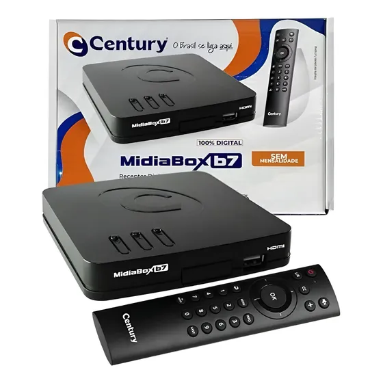 Receptor Para Tv Midiabox B7 Digital Via Satelite Century