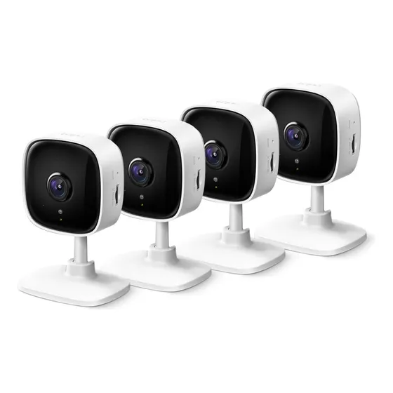 Cámara Seguridad (x4) Vis Nocturna 2k, Tarjeta Sd256 Y Nube 