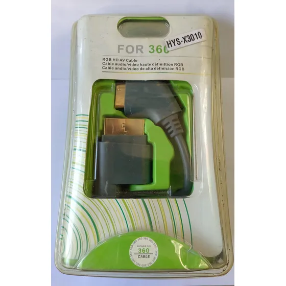 Cable Scart Para Xbox 360 Nuevo