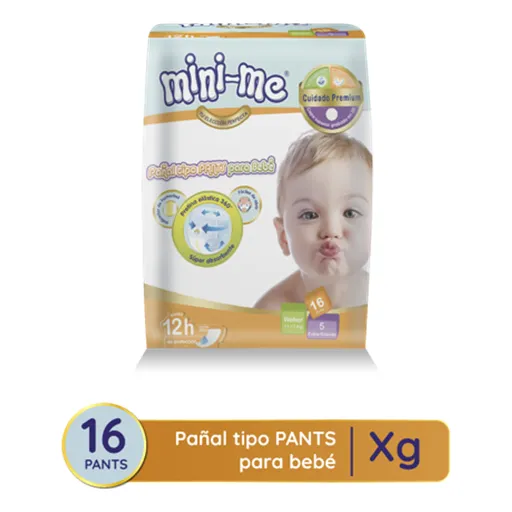 Pañales Mini Me  Tipo Pants X 3 Paquetes Tallas G/ Xg/ Xxg