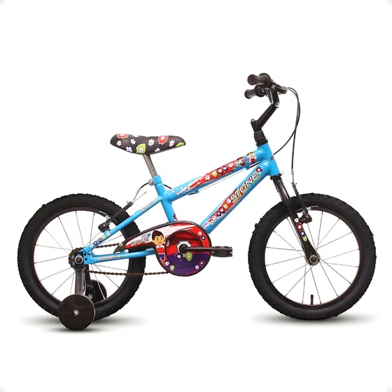 Bicicleta Aro 16 Infantil Patrulha Canina Com Rodinha Menino