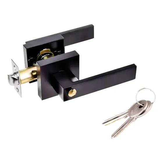 Cerradura Chapa Manija Cuadrada Acero Inoxidable Recamara Ng