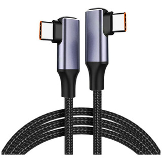 Cable De Carga Rápida Pd 100w Usb C A Usb Tipo C 90 Grados Cable De Carga Rápida Pd 100w Usb C A Usb Tipo C 90 Grados